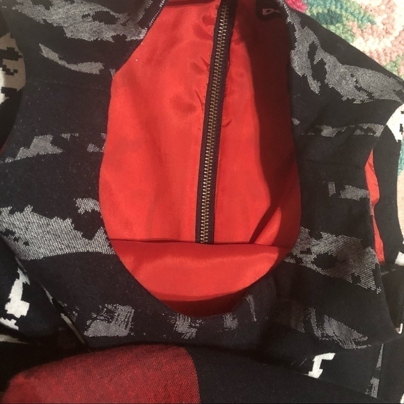 DESIGUAL Black Red White Sleeveless Dress Size 6 US 38 EU - Picture 8 of 10